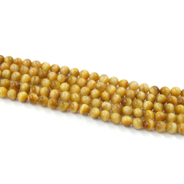 Occhio di Tigre Dorato filo tondo 6mm A