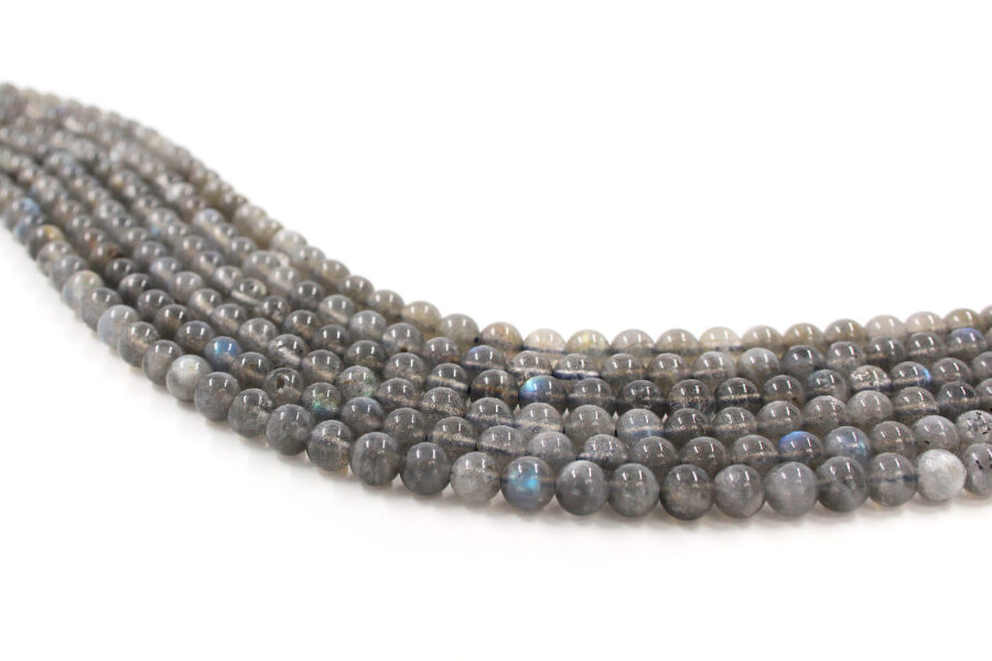 Labradorite fili tondi 6mm – Qualità AA
