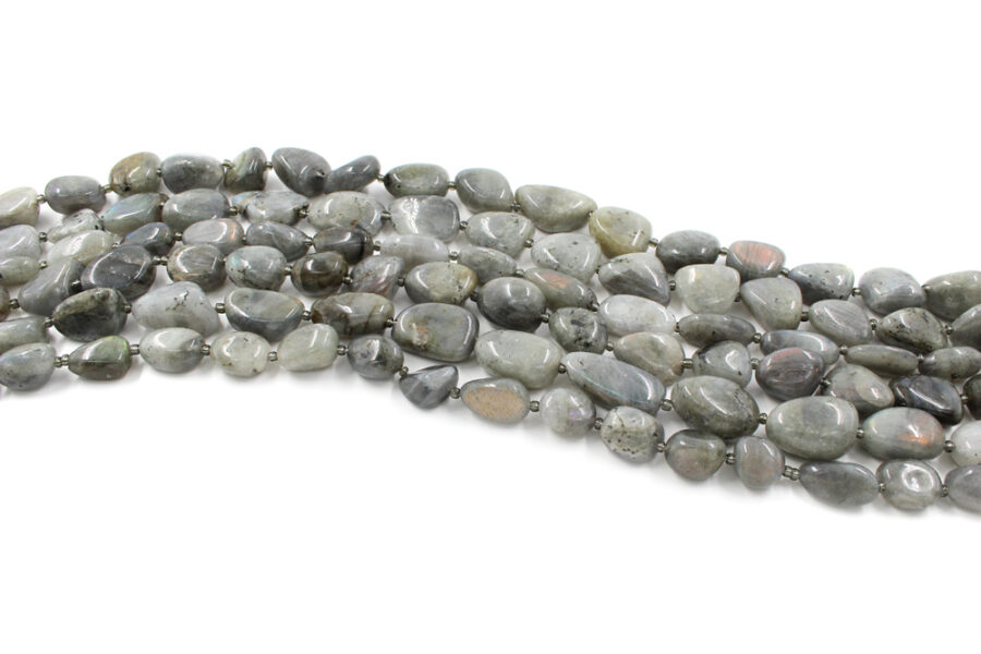 Labradorite fili sassi 15x13mm e 20x15mm - immagine 2