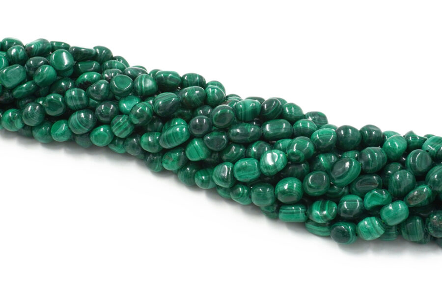 Malachite fili sassi 8x6mm