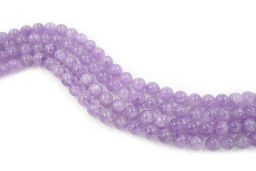 Ametista lavanda fili round 14mm