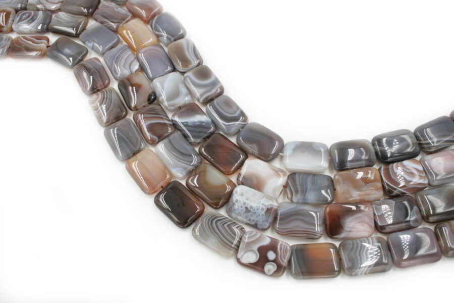 agata botswana fili rettangoli 25x18mm