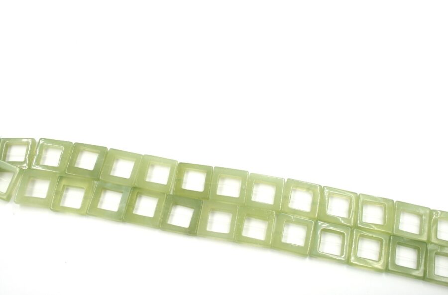 new jade fili cornici quadrate 28mm