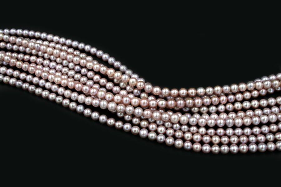 Perle d'acqua Dolce fili round 6-6½mm - Naturali - immagine 2