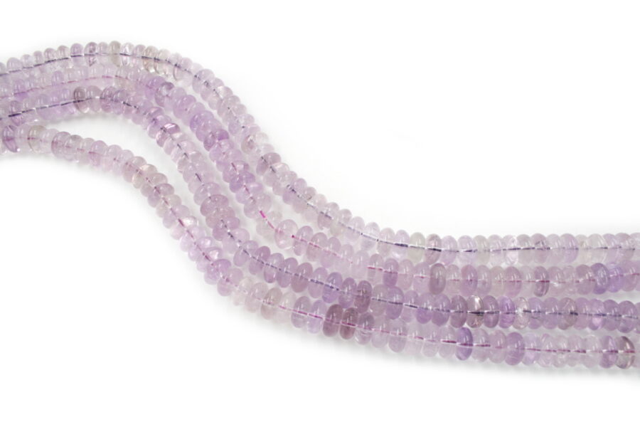 Ametista fili rondelle 12x6mm