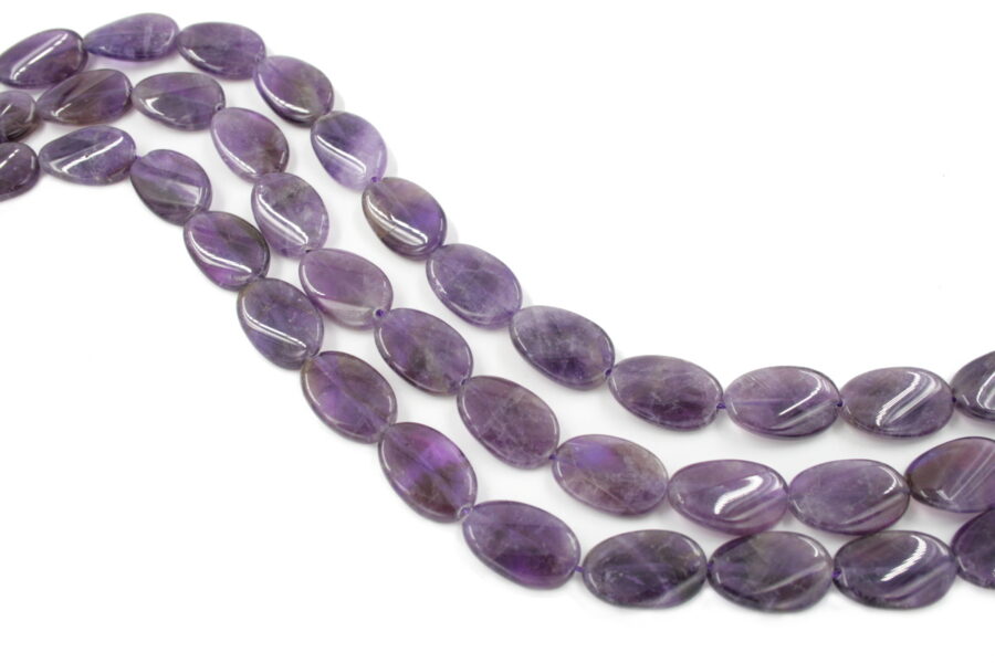 Ametista fili flat oval 22x15mm - Twist
