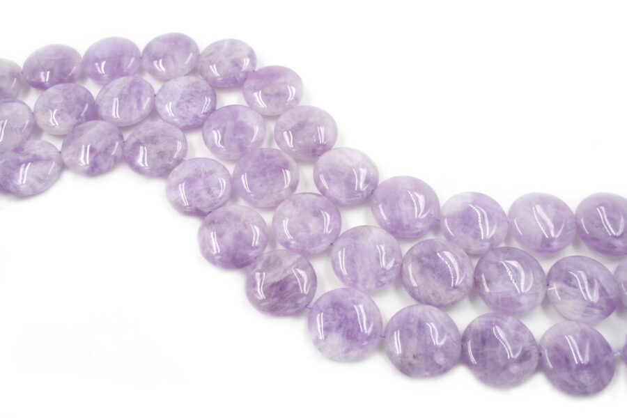 Ametista lavanda fili monete 25mm