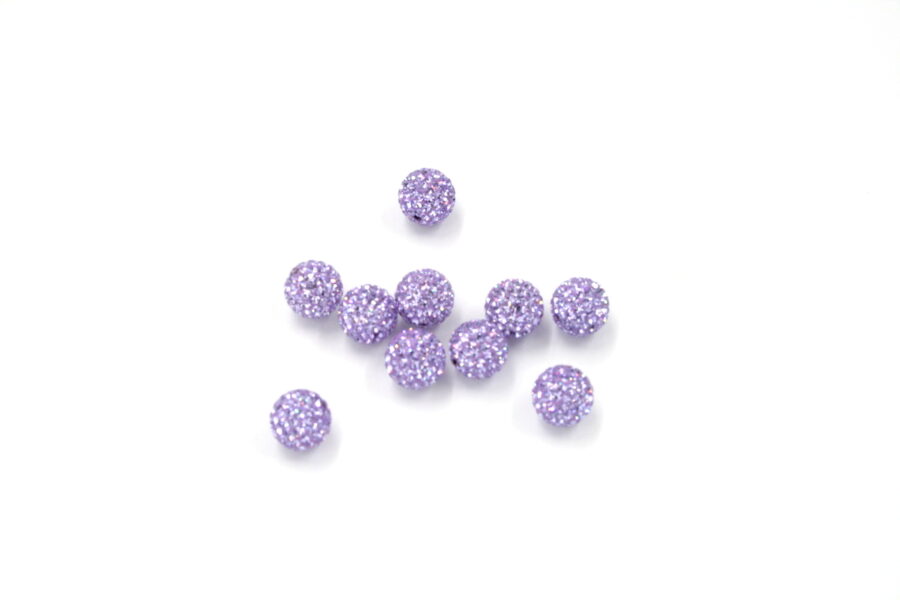 zirconi sfere ½ foro 10mm LAVANDA