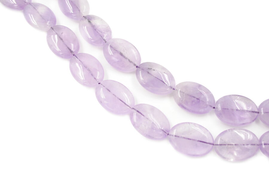 Ametista fili flat oval 25x18mm