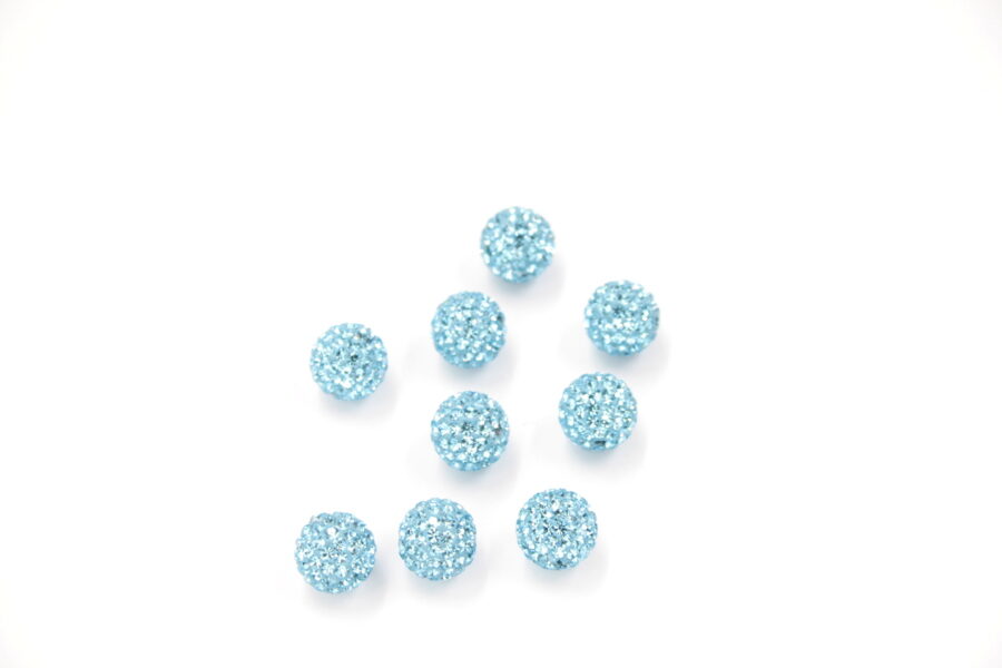 zirconi sfere ½ foro 10mm ACQUAMARINA