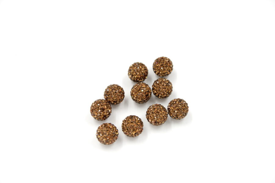 zirconi sfere ½ foro 12mm TOPAZIO FUME'