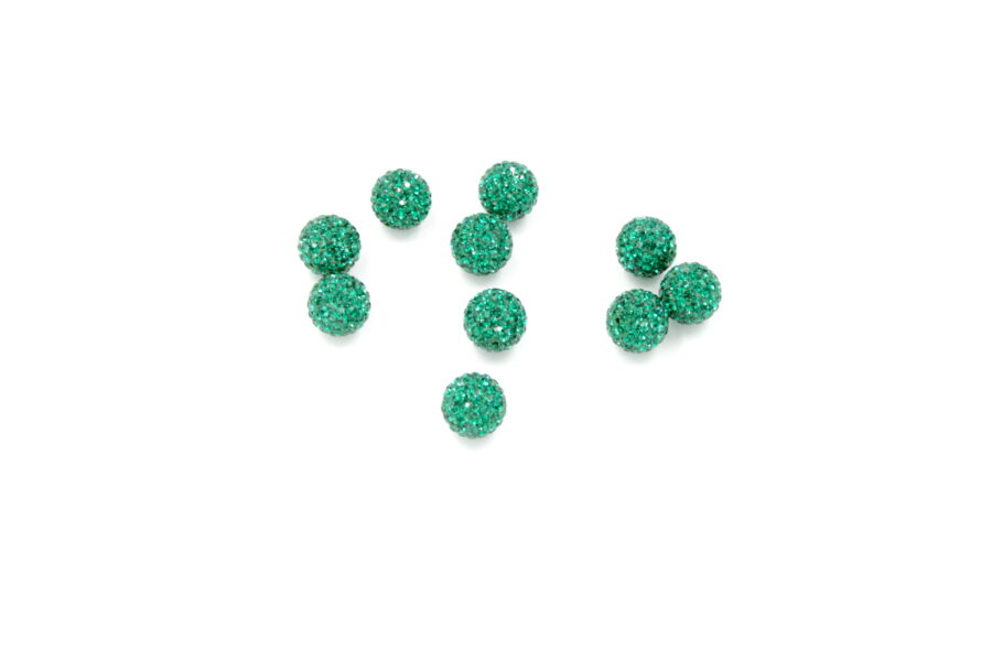 zirconi sfere ½ foro 12mm SMERALDO