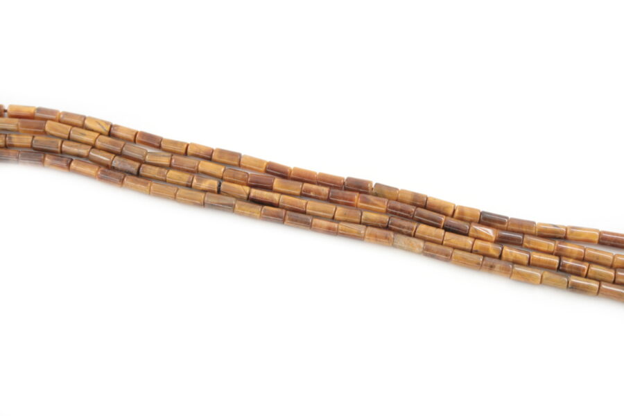 occhio di tigre fili cilindri 5x3mm