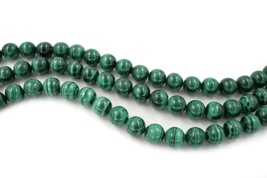 Malachite fili tondi 14mm – Qualità A