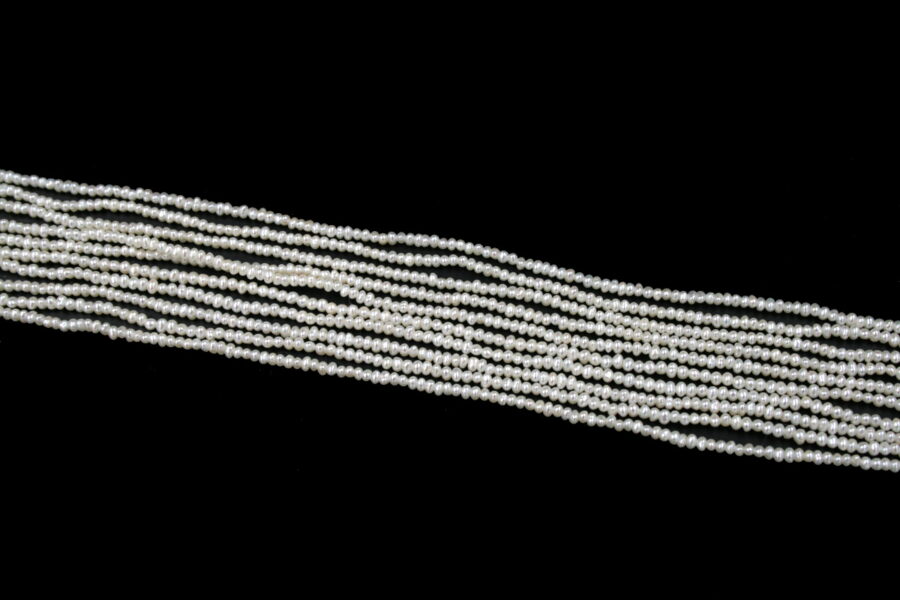 Perle d'acqua Dolce fili round 1.5-1.8mm - immagine 2