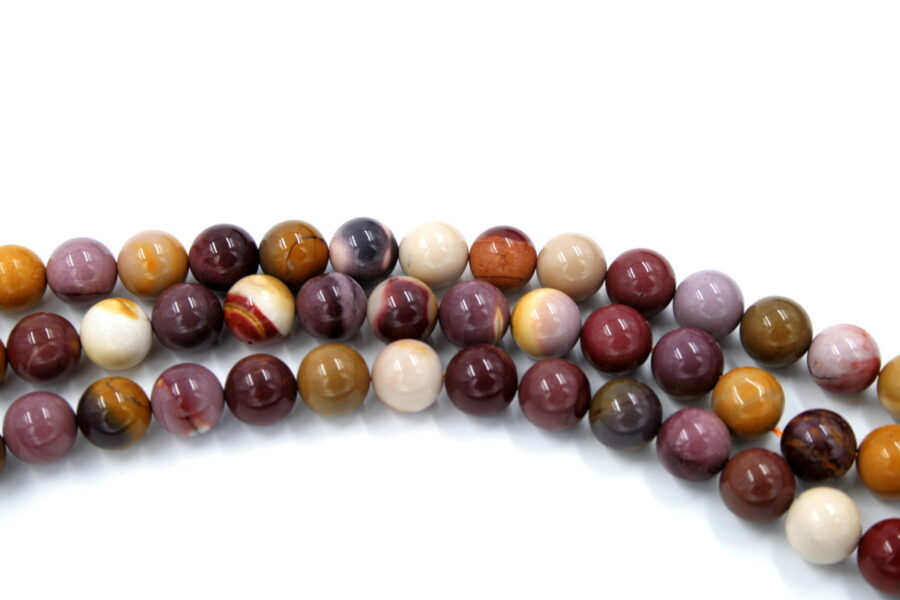 Mookaite fili tondi 6mm a 20mm