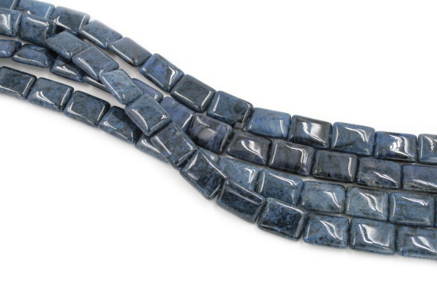 dumortierite fili rettangoli 30x20mm