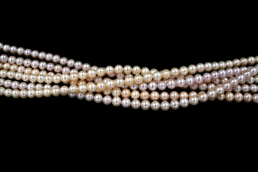 Perle d'acqua Dolce fili round 9-10mm - Naturali