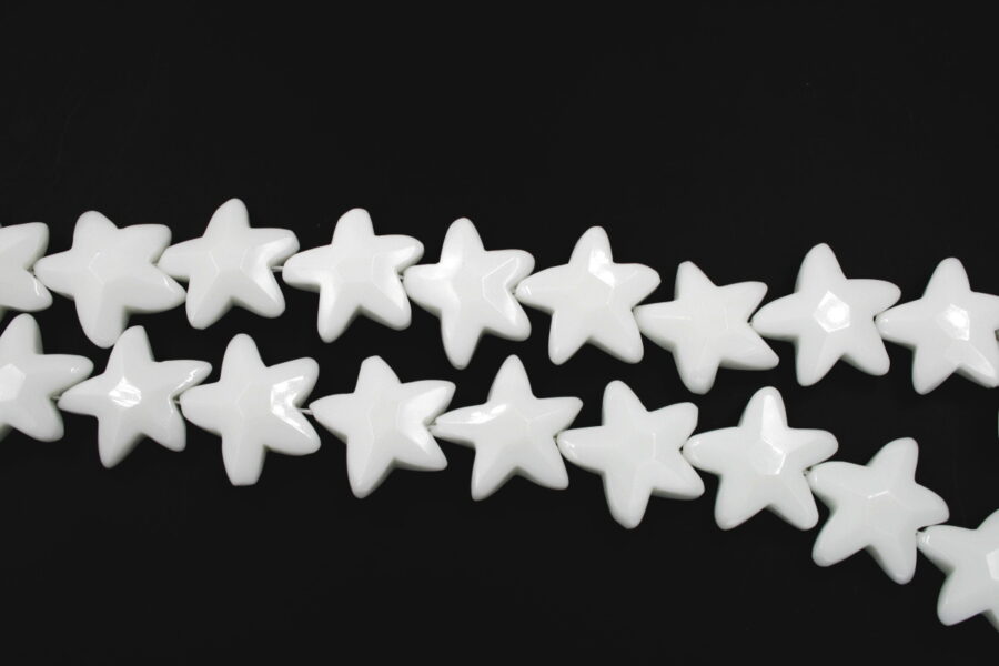 agata bianca fili stelle marine sfacc 33x30mm