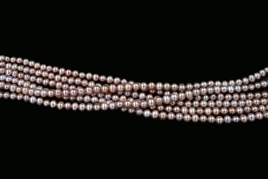 Perle d'acqua Dolce fili round 5½-6mm - Naturale - immagine 2