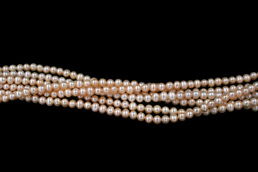 Perle d'acqua Dolce fili round 5½-6mm - Naturale - immagine 3