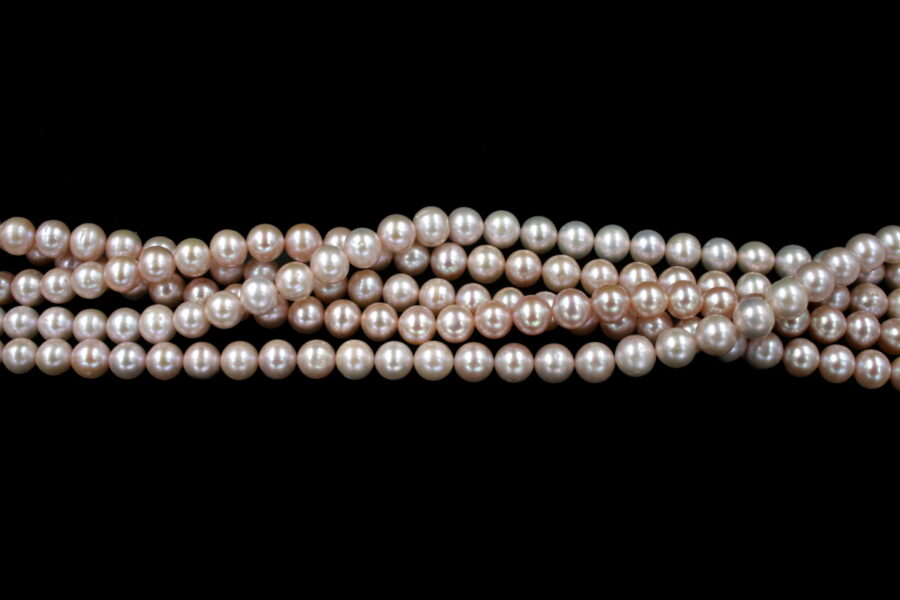 Perle d'acqua Dolce fili round 9½-10mm - Naturali - immagine 2