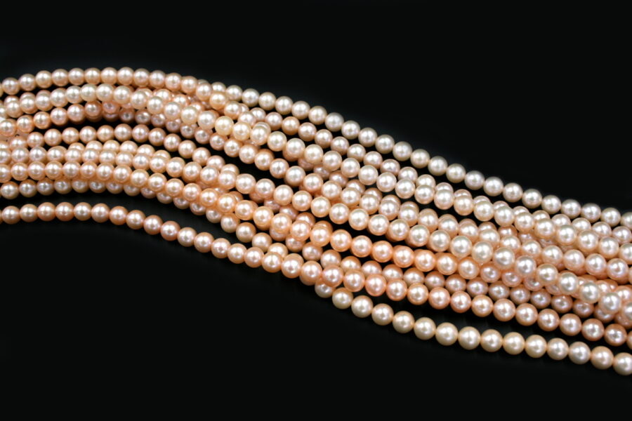 Perle d'acqua Dolce fili round 6-6½mm - Naturali