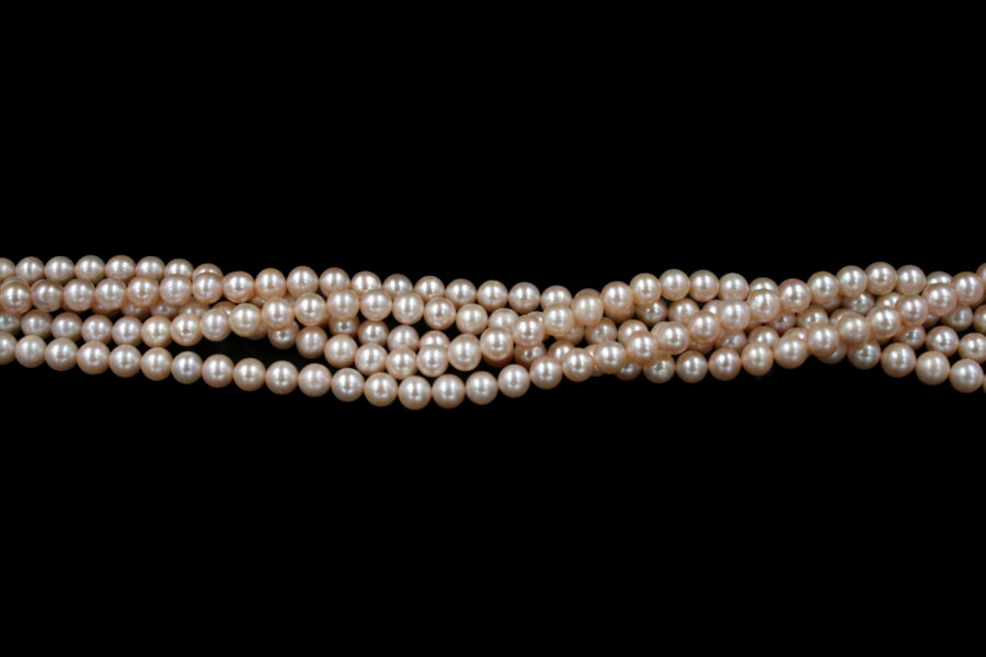 Perle d'acqua Dolce fili round 6-6½mm - Naturale - immagine 2