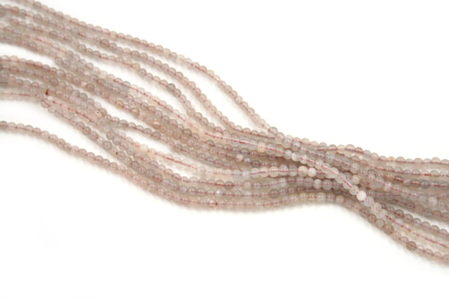 moonstone grigia fili round 3mm