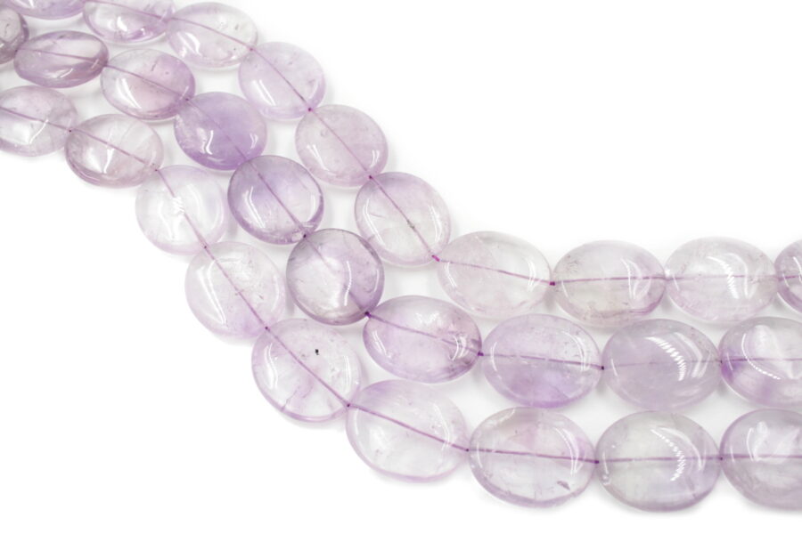 Ametista fili flat oval 30x25mm