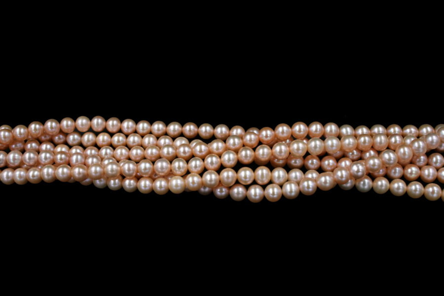 Perle d'acqua Dolce fili round 7½-8mm - Naturali - immagine 4