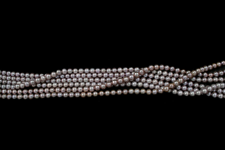 Perle d'acqua Dolce fili round 5½-6mm - Naturale - immagine 2