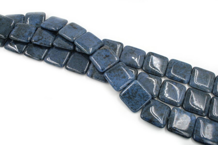 dumortierite fili quadrati 40mm