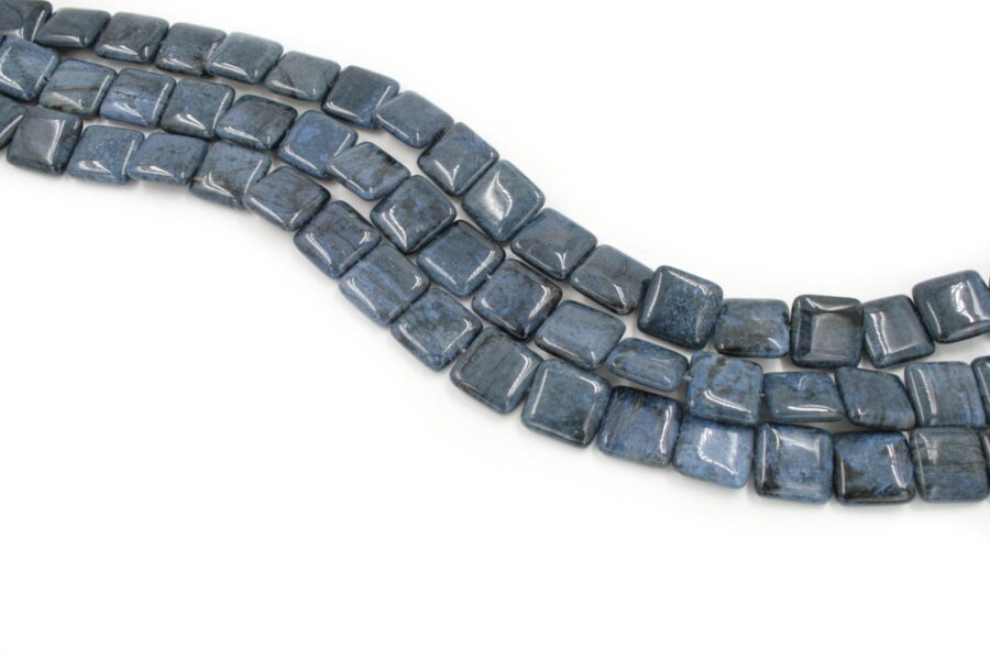 dumortierite fili quadrati 20mm