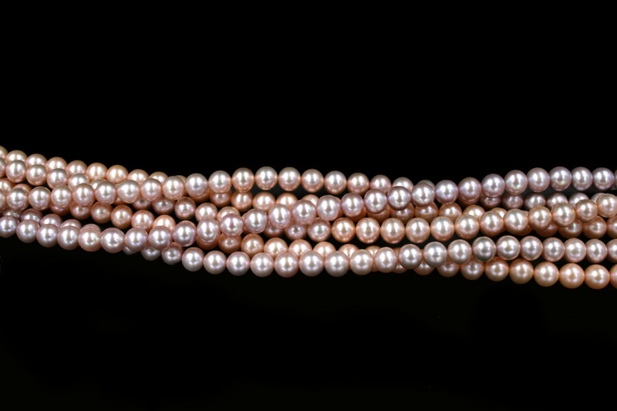 Perle d'acqua Dolce fili round 7-7½mm - Naturali