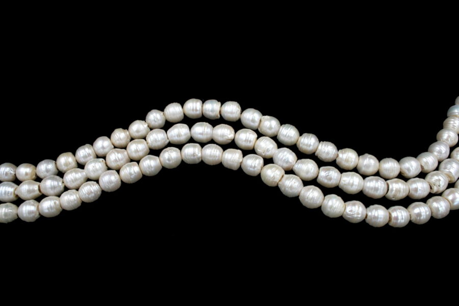 Perle d'acqua Dolce fili barocche "circle" 11-13mm
