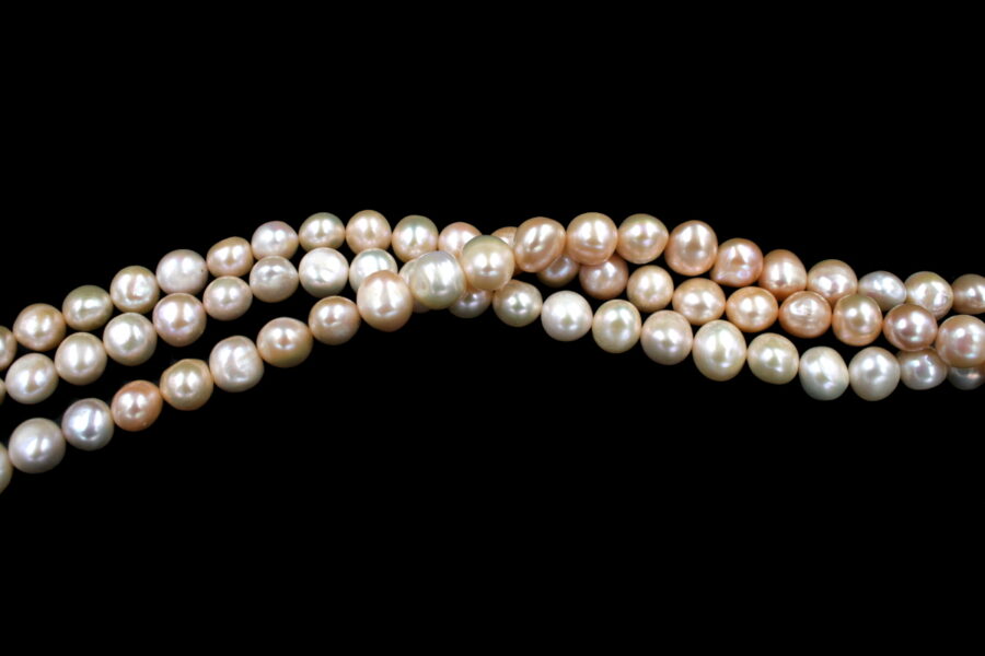 Perle d'acqua Dolce fili barocche 13-14mm