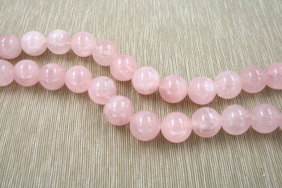 Quarzo rosa fili tondi 2mm a 22mm – Qualità AA - immagine 4