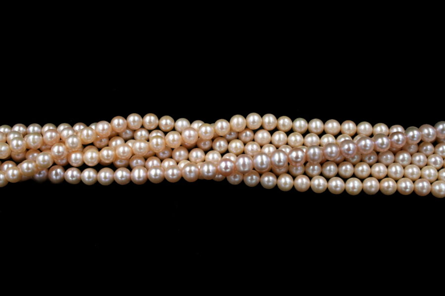 Perle d'acqua Dolce fili round 7-7½mm - Naturali