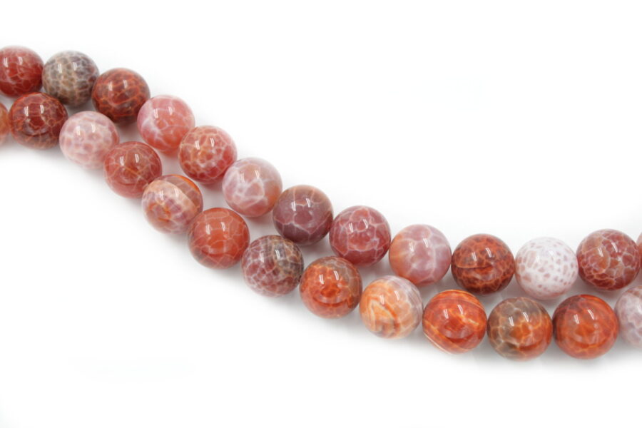 fire agate fili round 18mm