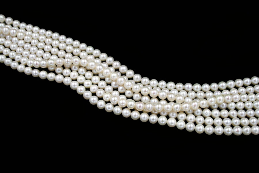 Perle d'acqua Dolce fili round 5½-6mm