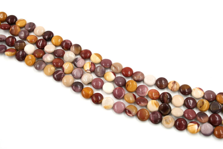 mookaite fili monete 12mm