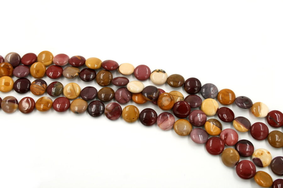 mookaite fili monete 15mm