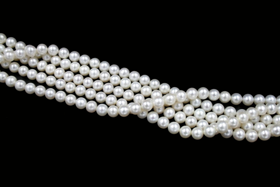 Perle d'acqua Dolce fili round 6½-7mm