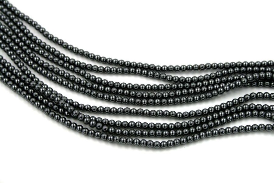 Ematite fili round 4mm