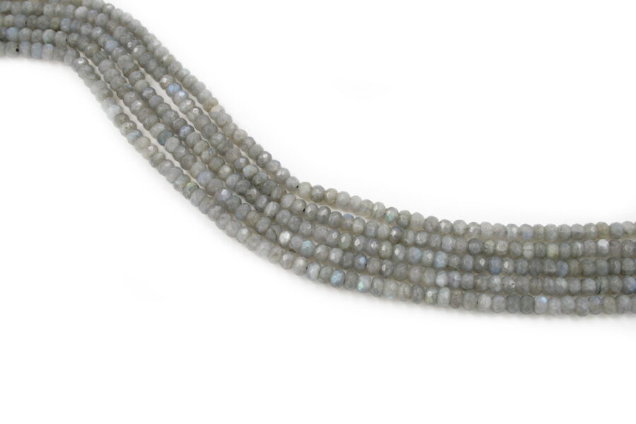 labradorite fili rondelle sfaccettate 6x4mmAA