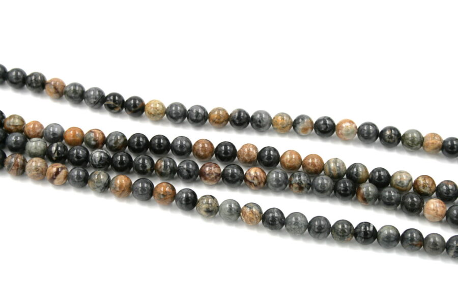 Diaspro Picasso Multicolore fili tondi 6mm a 8mm