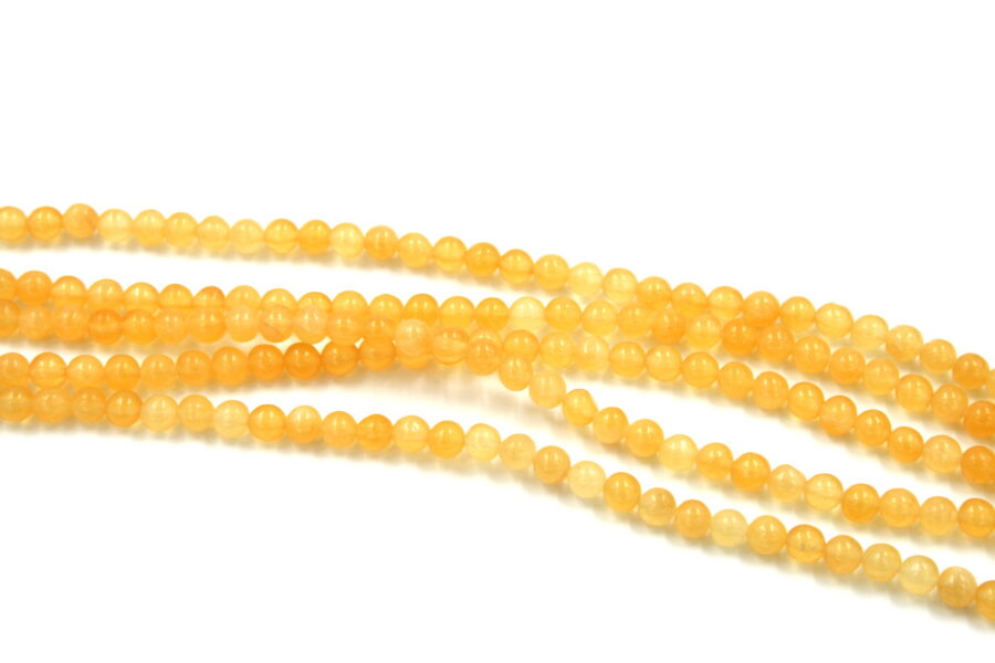 Yellow Calcite fili round 6mm