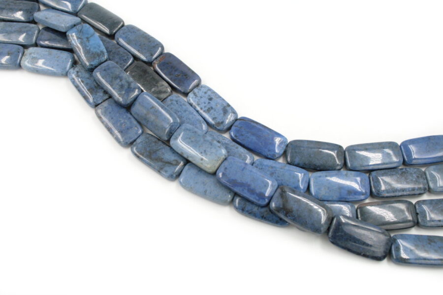 dumortierite fili rettangoli 30x15mm