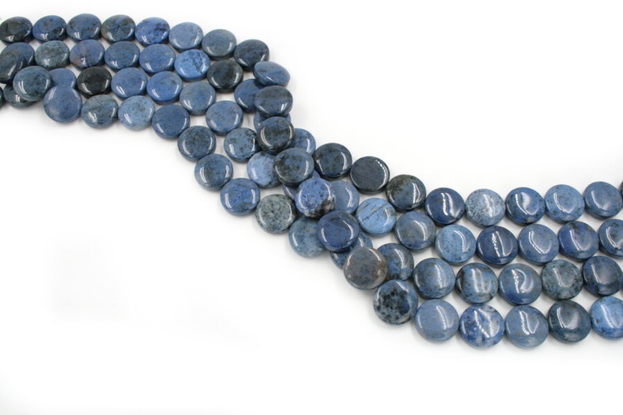 dumortierite fili monete 18mm